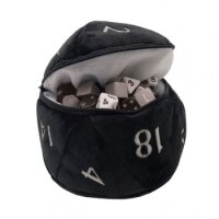 Ultra PRO &ndash; UP - D20 Plush Dice Bag - Black