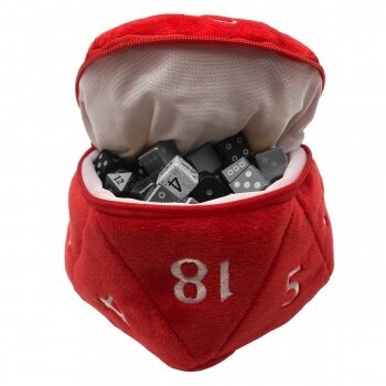 Ultra PRO &ndash; UP - D20 Plush Dice Bag - Red