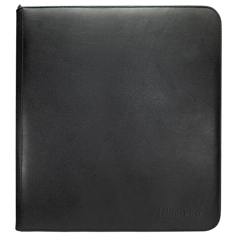 Ultra PRO &ndash; Vivid 12-Pocket Zippered PRO-Binder: Black