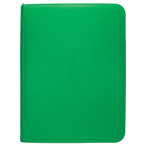 Ultra PRO &ndash; Vivid 9-Pocket Zippered PRO-Binder: Green