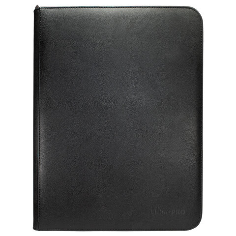 Ultra PRO &ndash; Vivid 9-Pocket Zippered PRO-Binder: Black