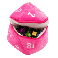 Ultra PRO &ndash; UP - D20 Plush Dice Bag - Hot Pink
