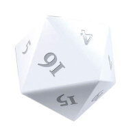Ultra PRO &ndash; Vivid Heavy Metal D20 Dice White (2)
