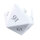Ultra PRO &ndash; Vivid Heavy Metal D20 Dice White (2)