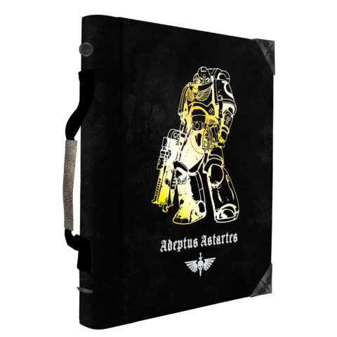 Ultra PRO &ndash; Space Marines - Adeptus Astartes Codex Book Folio - Debossed and Printed for Warhammer 40,000