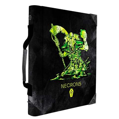 Ultra PRO &ndash; Necron Codex Aligned Codex Book Folio - Debossed & Printed for Warhammer 40,000
