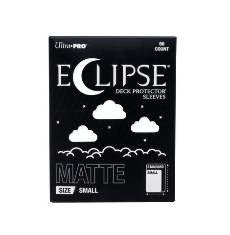 Ultra PRO &ndash; ECLIPSE&reg; Matte Small DECK PROTECTOR&reg; Sleeves: Arctic White - 60ct