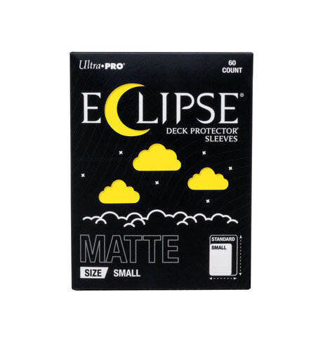 Ultra PRO &ndash; ECLIPSE&reg; Matte Small DECK PROTECTOR&reg; Sleeves: Lemon Yellow - 60ct