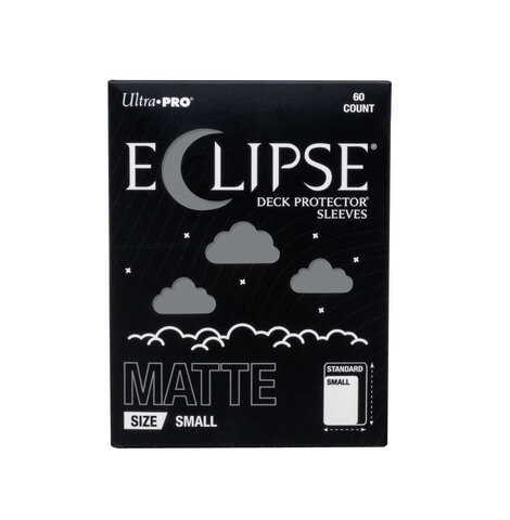 Ultra PRO &ndash; ECLIPSE&reg; Matte Small DECK PROTECTOR&reg; Sleeves: Smoke Grey - 60ct