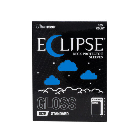 Ultra PRO &ndash; ECLIPSE&reg; Gloss Standard DECK PROTECTOR&reg; Sleeves: Pacific Blue - 105ct