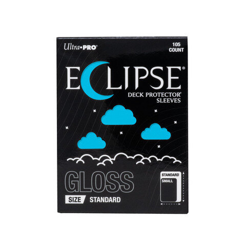 Ultra PRO &ndash; ECLIPSE&reg; Gloss Standard DECK PROTECTOR&reg; Sleeves: Sky Blue - 105ct