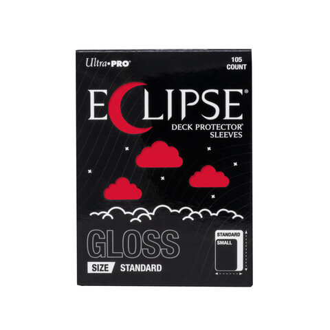 Ultra PRO &ndash; ECLIPSE&reg; Gloss Standard DECK PROTECTOR&reg; Sleeves: Apple Red - 105ct