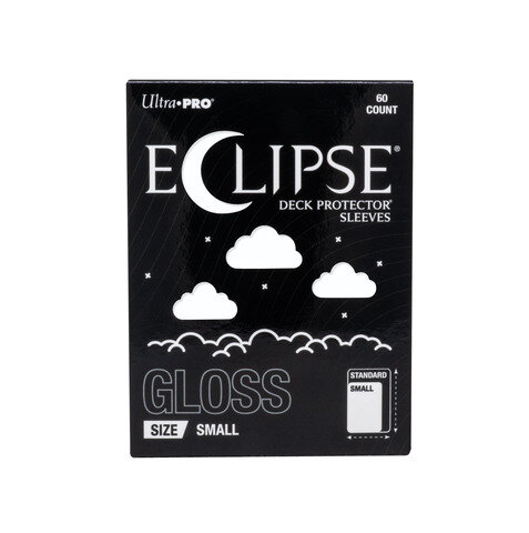 Ultra PRO &ndash; ECLIPSE&reg; Gloss Small DECK PROTECTOR&reg; Sleeves: Arctic White - 60ct
