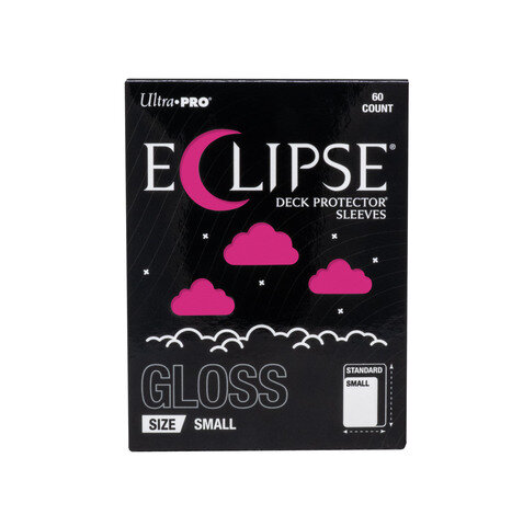 Ultra PRO &ndash; ECLIPSE&reg; Gloss Small DECK PROTECTOR&reg; Sleeves: Hot Pink - 60ct