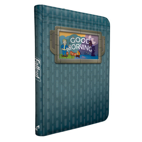 Ultra PRO &ndash; Fallout - Vault Boy - Good Morning/Good Evening Lenticular 9-Pocket Zippered Premium PRO-BINDER&reg; for Tabletop Gaming
