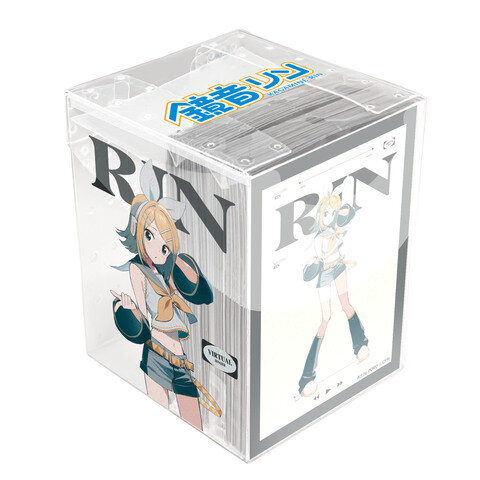 Ultra PRO &ndash; Hatsune Miku - Retro Soundscapes: Rin 100ct DECK PROTECTOR&reg; Sleeves in Clear Box for Tabletop Gaming