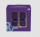 Ultra PRO &ndash; Phandelver Campaign 4D6 Heavy Metal Dice "Royal Purple and Sky Blue" for Dungeons & Dragons
