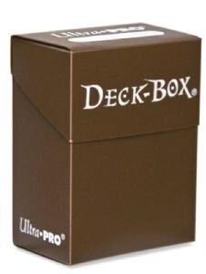 Ultra PRO &ndash; Brown Deck Box