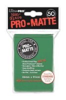 Ultra PRO &ndash; Green Pro-Matte Sleeves (50)
