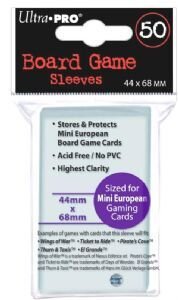 Ultra PRO &ndash; Board Game Sleeves 44x68mm (50)