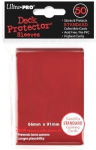 Ultra PRO &ndash; Lava Red Protector (50)