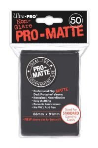 Ultra PRO &ndash; Black Pro-Matte Sleeves (50)