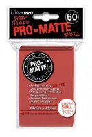 Ultra PRO &ndash; Red Pro-Matte Sleeves (small)(60)