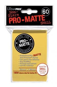 Ultra PRO &ndash; Yellow Pro-Matte Sleeves (sm)(60)