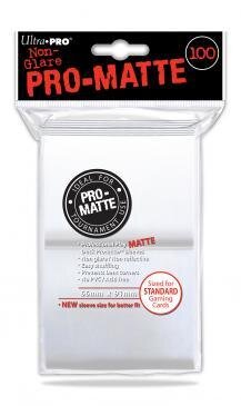 Ultra PRO &ndash; White Pro-Matte Sleeves (100)