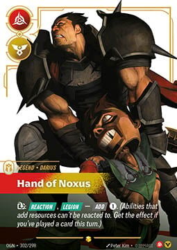 Darius, Hand of Noxus OGN-302/298