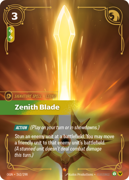 Zenith Blade OGN-262/298