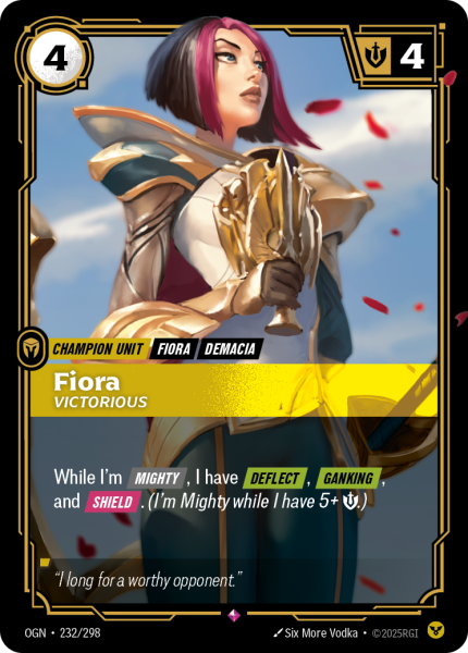 Fiora, Victorious OGN-232/298