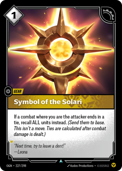 Symbol of the Solari OGN-227/298
