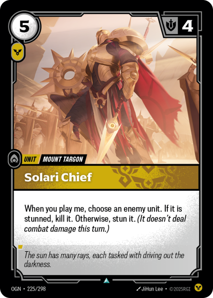 Solari Chief OGN-225/298