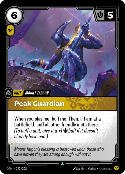 Peak Guardian OGN-223/298