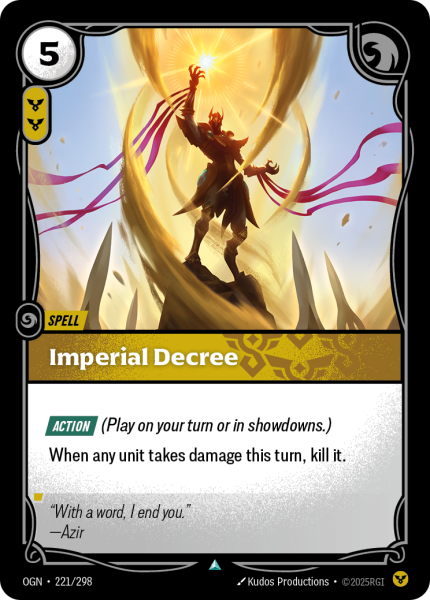 Imperial Decree OGN-221/298