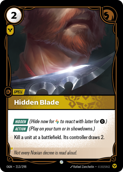 Hidden Blade OGN-213/298