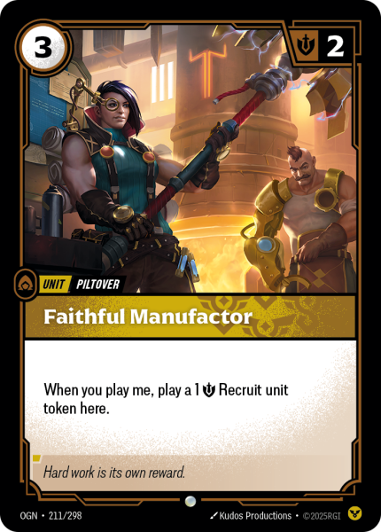 Faithful Manufactor OGN-211/298
