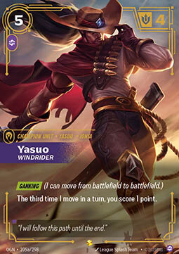 Yasuo, Windrider OGN-205a/298