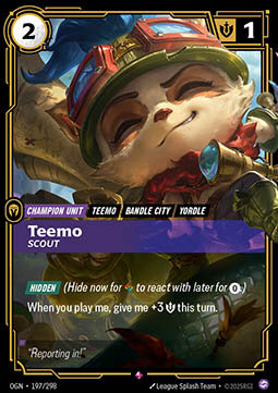 Teemo, Scout OGN-197/298