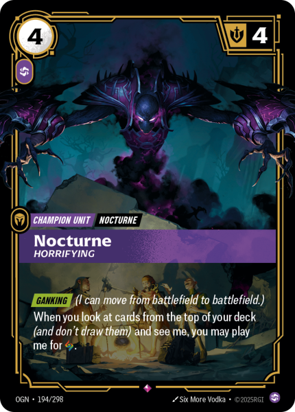 Nocturne, Horrifying OGN-194/298