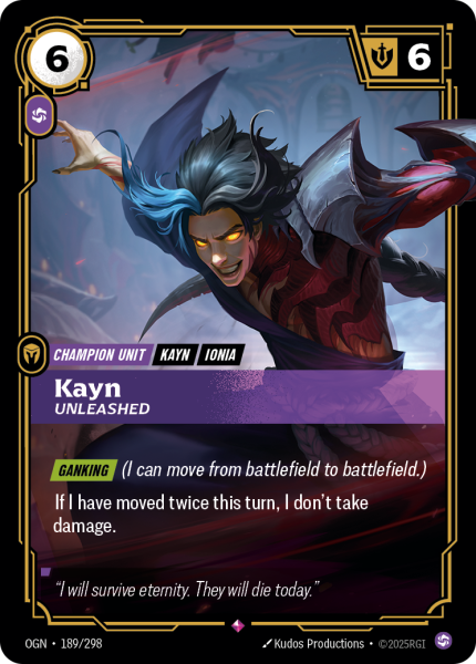 Kayn, Unleashed OGN-189/298