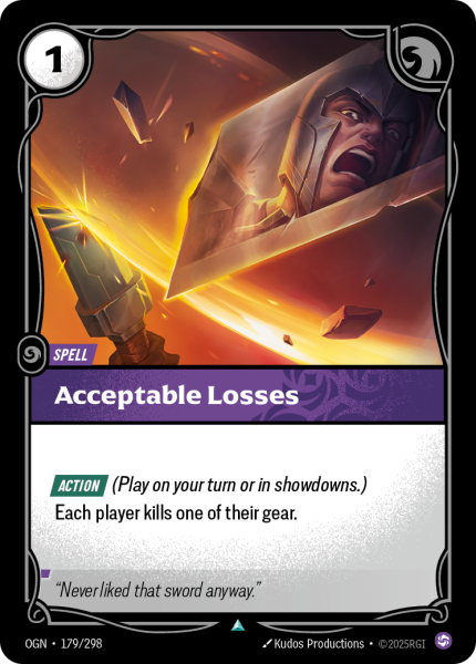Acceptable Losses OGN-179/298