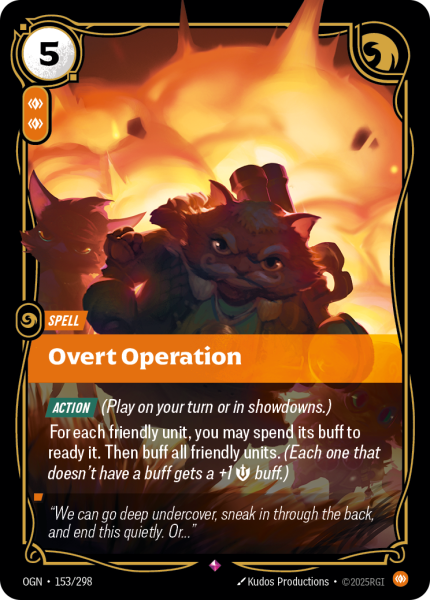 Overt Operation OGN-153/298