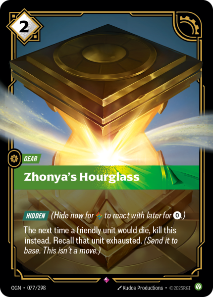 Zhonyas Hourglass OGN-077/298