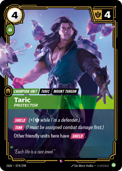 Taric, Protector OGN-074/298