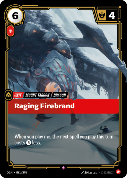 Raging Firebrand OGN-031/298