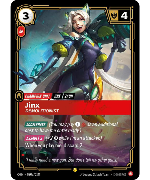 Jinx, Demolitionist OGN-030a/298