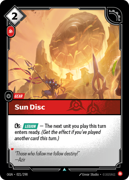 Sun Disc OGN-021/298