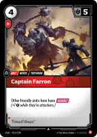 Captain Farron OGN-015/298